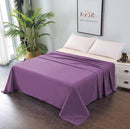 Elegant Comfort Premium Hotel Quality 1-Piece King Flat Sheet, Luxury and Softest 2000 Thread Count Bedding Flat Sheet(King,Purple)