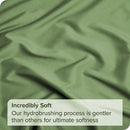 Elegant Comfort Premium Hotel Quality 1-Piece King Single Flat Sheet, Luxury and Softest 2000 Thread Count Bedding Flat Sheet(King Single,Olive green)