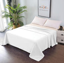 Elegant Comfort Premium Hotel Quality 1-Piece Queen Flat Sheet, Luxury and Softest 2000 Thread Count Bedding Flat Sheet(Queen,White)