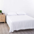 Elegant Comfort Premium Hotel Quality 1-Piece Single Flat Sheet, Luxury and Softest 2000 Thread Count Bedding Flat Sheet(Single,White)