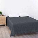 Elegant Comfort Premium Hotel Quality 1-Piece Single Flat Sheet, Luxury and Softest 2000 Thread Count Bedding Flat Sheet(Single,Dark gray)