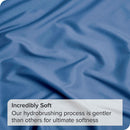 4 Piece Bed Sheet Set- Bedding Sheets & Pillowcases -Breathable Bedding - Wrinkle, Fade, Stain Resistant-Deep Pocket Flat Fitted Bed Sheet Set(Ocean,Super King)