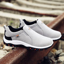 New Code Men Hiking Shoes Rubber Sole Low Top Black 44