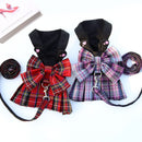 Dog Harness Skirt Traction Polyester 273 Vest Traction Wine Red XXL (chest circumference 58 back length 40cm)