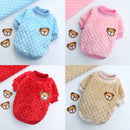 Shine Pet Clothes Coral Fleece Two Leg Dog Cat 285 pineapple foundation bear 2XL (chest circumference 58 back length 40cm)