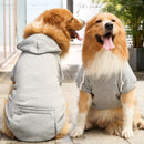 Shining Pet Sweatshirt Polyester Zipper Pocket Big Dog Zipper Pocket Sweater Black L (bust 47CM about 4.00 kg-5.50 kg pets)