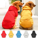 Shining Pet Sweatshirt Polyester Zipper Pocket Big Dog Zipper Pocket Sweatshirt Ginger L (bust 47CM about 4.00 kg-5.50 kg pets)