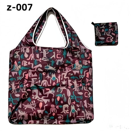 Foldable Polyester Shopping Bag Large Capacity Z-007