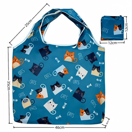 Foldable Polyester Shopping Bag Large Capacity Z-028