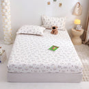 Yuan sheng Home Textiles Pure Cotton Cartoon Dog Sheet Cartoon white bear 90cm/200cm thin mattress model