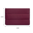 Great Neoprene Cube Makeup Bag Travel Storage Wine red