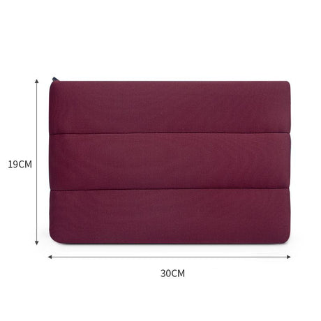 Great Neoprene Cube Makeup Bag Travel Storage Wine red