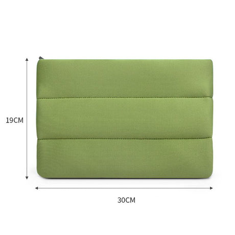 Great Neoprene Cube Makeup Bag Travel Storage Grass green