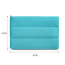 Great Neoprene Cube Makeup Bag Travel Storage Lake blue