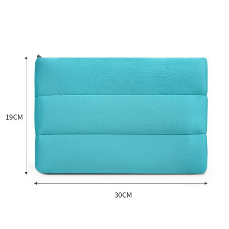 Great Neoprene Cube Makeup Bag Travel Storage Lake blue