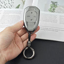 Trumpchi Car Key Cover Tpu Case Gs3 Emkoo M8 E9 Type d - transparent black [shell + ring rope buckle]