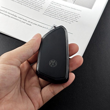 Volkswagen Golf 8 Key Cover TPU Transparent Type d - transparent black [single key cover]