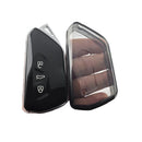 Volkswagen Golf 8 Key Cover TPU Transparent Type d - transparent black [single key cover]