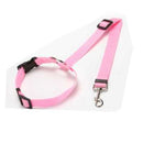 Li hang Pet Car Seat Belt Dog Harness Safety Rope Pink