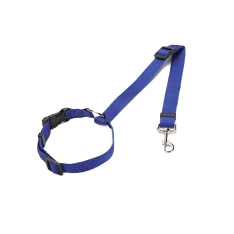 Li hang Pet Car Seat Belt Dog Harness Safety Rope Deep pink