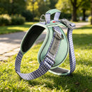 Synergy Plaid Dog Harness Vest Polyester XL19 Green m