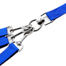 Chihuahua Pet Leash Double Headed Nylon 126cm Red Traction handle length and width 2.5cm, length 126cm, auxiliary rope width 2.5cm, length 76cm