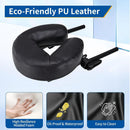 Head Rest for Mattress Home Massage Kit with Storage Bag Adjustable Height Face Down Pillow Multi Function Comfortable for Home Massage, Beauty Bed & Post-Surgery Recovery (Black)