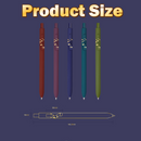 5 Pcs Retractable Gel Pens,0.5mm Ballpoint Black Ink Pens with Cute Cat Tail,Japanese Smooth Writing Fine for Cat Lovers School Office