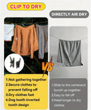 Portable Clothesline for Travel, Outdoor Camping Clothesline with 16 Clothes Clips,Lightweight Camping Clothes Drying Rope for Hotels Backyard Cruise Ships