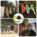 Portable Clothesline for Travel, Outdoor Camping Clothesline with 16 Clothes Clips,Lightweight Camping Clothes Drying Rope for Hotels Backyard Cruise Ships
