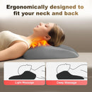 Shiatsu Neck Massager with Heat and Remote,3D Kneading Back Massager, Massage Pillow for Back,Shoulder, Leg for Pain Relief, Gifts for Men Women Mom Dad, at Home Office and Car(Gray)