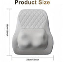Shiatsu Neck Massager with Heat and Remote,3D Kneading Back Massager, Massage Pillow for Back,Shoulder, Leg for Pain Relief, Gifts for Men Women Mom Dad, at Home Office and Car(Gray)