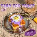 Creative Fried Egg Toast Slow-Rising Stress-Relieving Toy, Handmade,Soft Stress Relief Desktop Gadget for Office & Home, Adult Hand Tension Relaxer, Fun Squeezing Toy