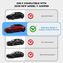 2025/2026 Tesla Model Y Juniper Sunshade Roof, Foldable Heat Blocking,UV Protection & Reflective Sunroof Shade with Nano Ice-Crystal Coatings for Tesla Model Y Accessories