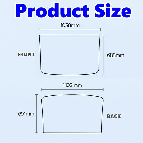 2025/2026 Tesla Model Y Juniper Sunshade Roof, Foldable Heat Blocking,UV Protection & Reflective Sunroof Shade with Nano Ice-Crystal Coatings for Tesla Model Y Accessories