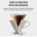 Coffee Filter Paper,100Pcs V60 Cone&50Pcs Hanging Ear Drip, Disposable Natural Unbleached Paper Filters with Pour Over and Drip Coffee Maker