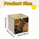 2 Packs Collapsible Storage Bins, Retro Style Foldable Storage Box for Toys, Clothes, Books, Closet & Shelves, Durable Home Storage Basket Organizer (A-Horse)