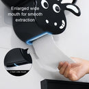 Creative Sheep Toilet Paper Holder, Wall-Mounted Metal Tissue Storage Rack, Punch-Free Easy Installation Paper Towel Holder, Funny Home Decor for Bathroom