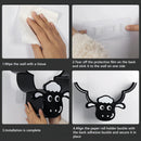 Creative Sheep Toilet Paper Holder, Wall-Mounted Metal Tissue Storage Rack, Punch-Free Easy Installation Paper Towel Holder, Funny Home Decor for Bathroom