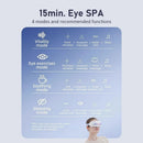 Eye Massager with Nano Mist Moisturising, Dry Eyes, Dark Circles, Heated Eye Mask with 8 Acupoint Massage, Rechargeable Bluetooth Music Eye Care Device for Relaxation Improve Sleeping