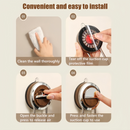 Kitchen Holder Wall Mounted,Suction Paper Installation,Adhesive Paper Towel Roll Rack for Bathroom, No Drilling Required,Multi Functional Metal Towel Bar Walnut