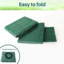 500L Yard Waste Bags 2 Pack, Heavy Duty Garden Waste Bags with Reinforced Handles, Large Reusable Leaf Bags for Lawn Leaves Grass Yard Debris Storage Garden Cleanup