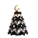 Spooky DIY Felt Halloween Tree Kit – Create a Whimsical Holiday Centerpiece with Pre-Cut Fabric, Plush Fill, and Adorable Ghostly Charms for Mantel, Desk, or Shelf Décor. (Ghost Castle)