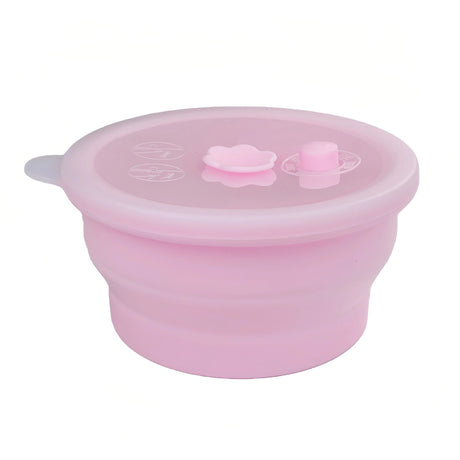 Collapsible Food-Grade Silicone Storage Container with Leakproof Lid, Built-in Date Dial and Steam Vent - Reusable, Microwave-Safe, Freezer-Ready, Perfect for Meal Prep, Leftovers, Picnics and Everyday Freshness (Blue（Round）, 1500ml)