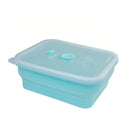 Collapsible Food-Grade Silicone Storage Container with Leakproof Lid, Built-in Date Dial and Steam Vent - Reusable, Microwave-Safe, Freezer-Ready, Perfect for Meal Prep, Leftovers, Picnics and Everyday Freshness (Pink（Round）, 1000ml)