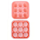 Create Soccer Ball Ice Cubes & Treats with This 9-Cavity Silicone Mold – Perfect for Chilling Drinks, Cocktails, or Baking Chocolate Desserts with a Fun 3D Sports Theme (Black)