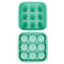 Create Soccer Ball Ice Cubes & Treats with This 9-Cavity Silicone Mold – Perfect for Chilling Drinks, Cocktails, or Baking Chocolate Desserts with a Fun 3D Sports Theme (Pink)