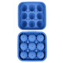Create Soccer Ball Ice Cubes & Treats with This 9-Cavity Silicone Mold – Perfect for Chilling Drinks, Cocktails, or Baking Chocolate Desserts with a Fun 3D Sports Theme (White)