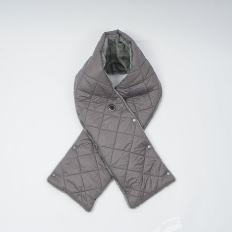 Stay Warm Anywhere with This USB-Powered Heated Scarf, Featuring Five Adjustable Heat Levels, Plush Fleece Lining, and a Versatile Snap-Button Design That Transforms into a Shawl or Wrap for Ultimate Cold-Weather Comfort (Green, Long)