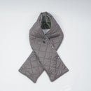 Stay Warm Anywhere with This USB-Powered Heated Scarf, Featuring Five Adjustable Heat Levels, Plush Fleece Lining, and a Versatile Snap-Button Design That Transforms into a Shawl or Wrap for Ultimate Cold-Weather Comfort (Grey, Short)